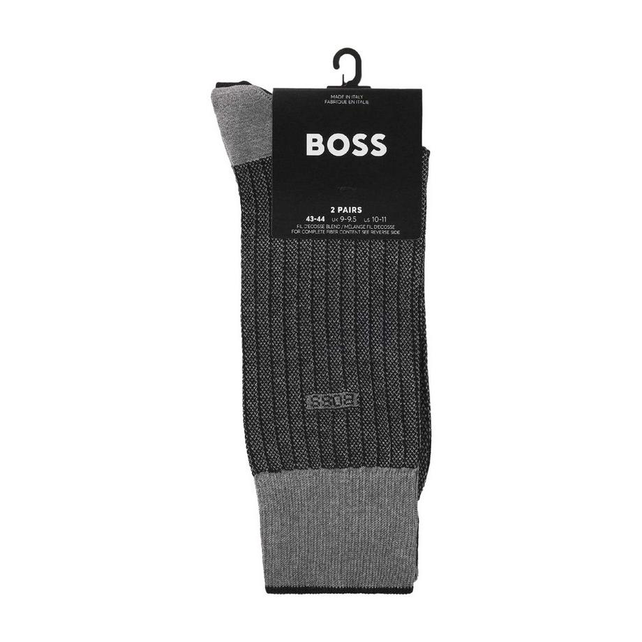 BOSS Calzini Cotone Mercerizzato Misura  (Confezione da due)  