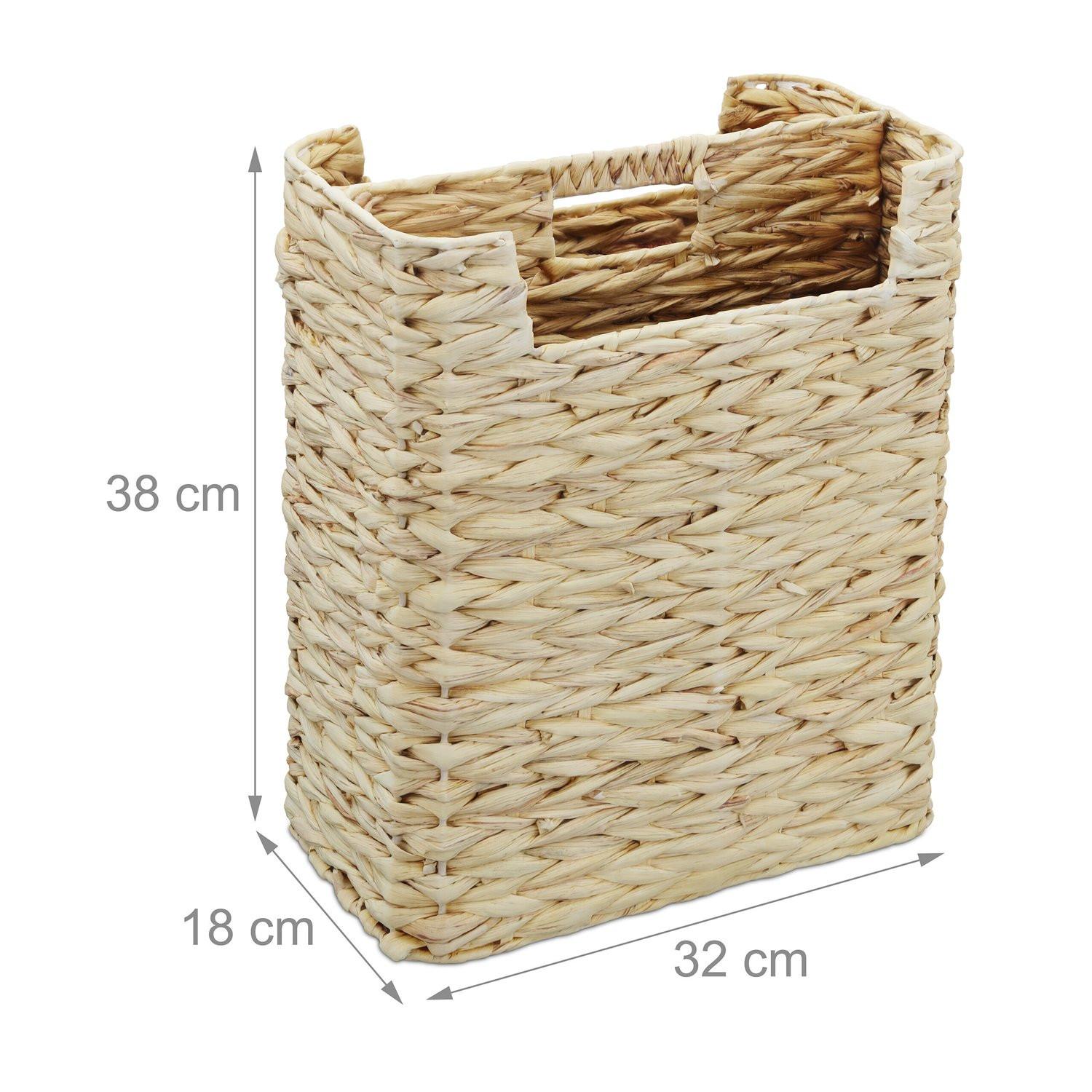 Northix Zeitungsständer Wasserhyazinthe 2 Fächer  