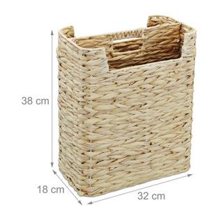 Northix Zeitungsständer Wasserhyazinthe 2 Fächer  