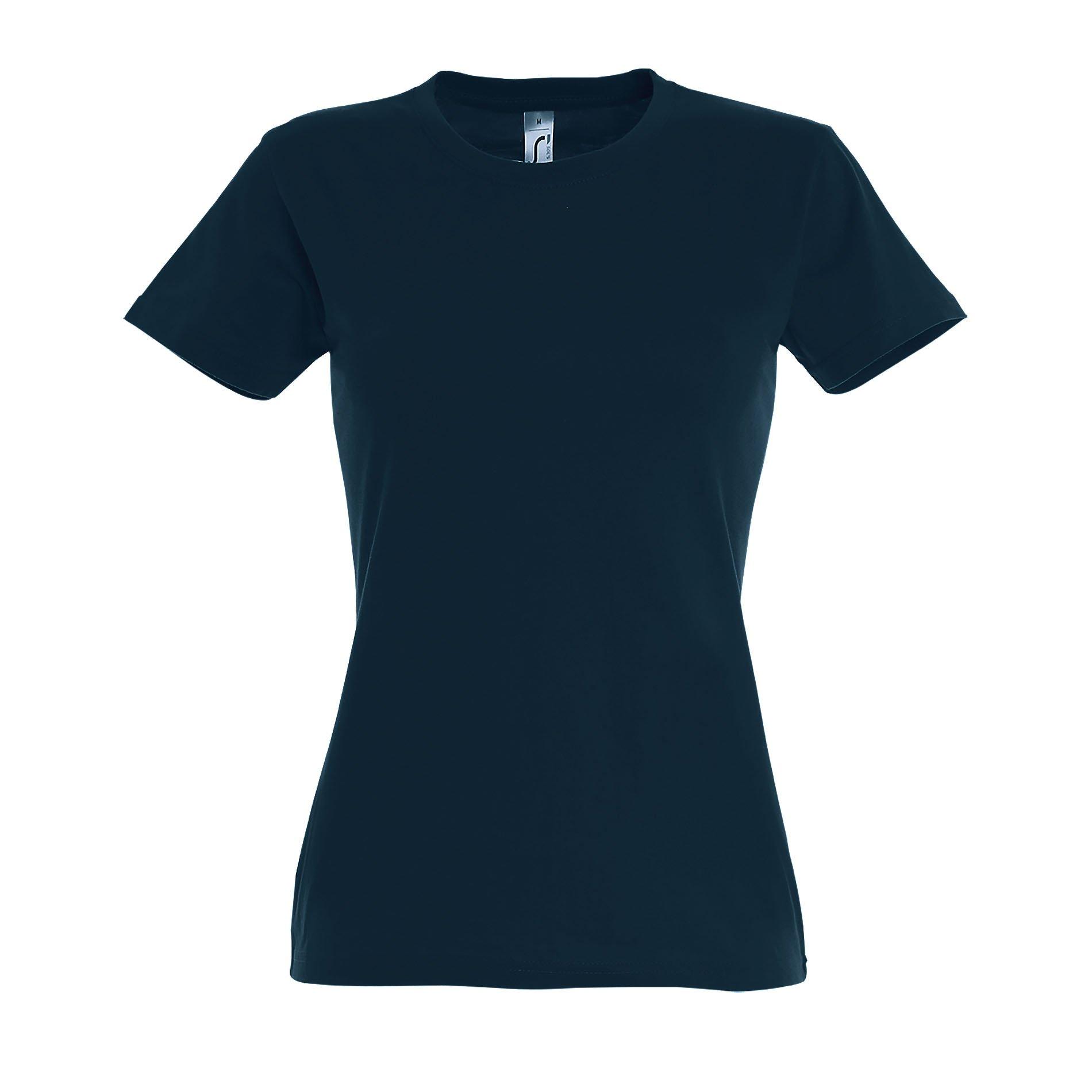 Image of Imperial Tshirt, Kurzarm, Rundhalsausschnitt Damen Blau XL