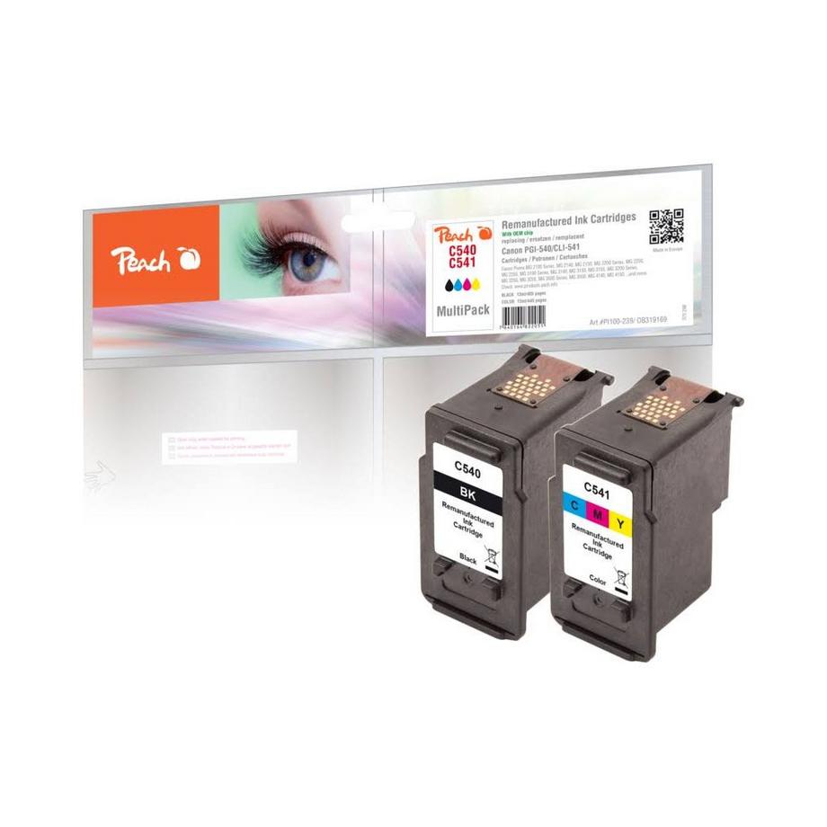 Peach  Druckk. Canon PG-540/CL-541 MPack black + color je 13ml 