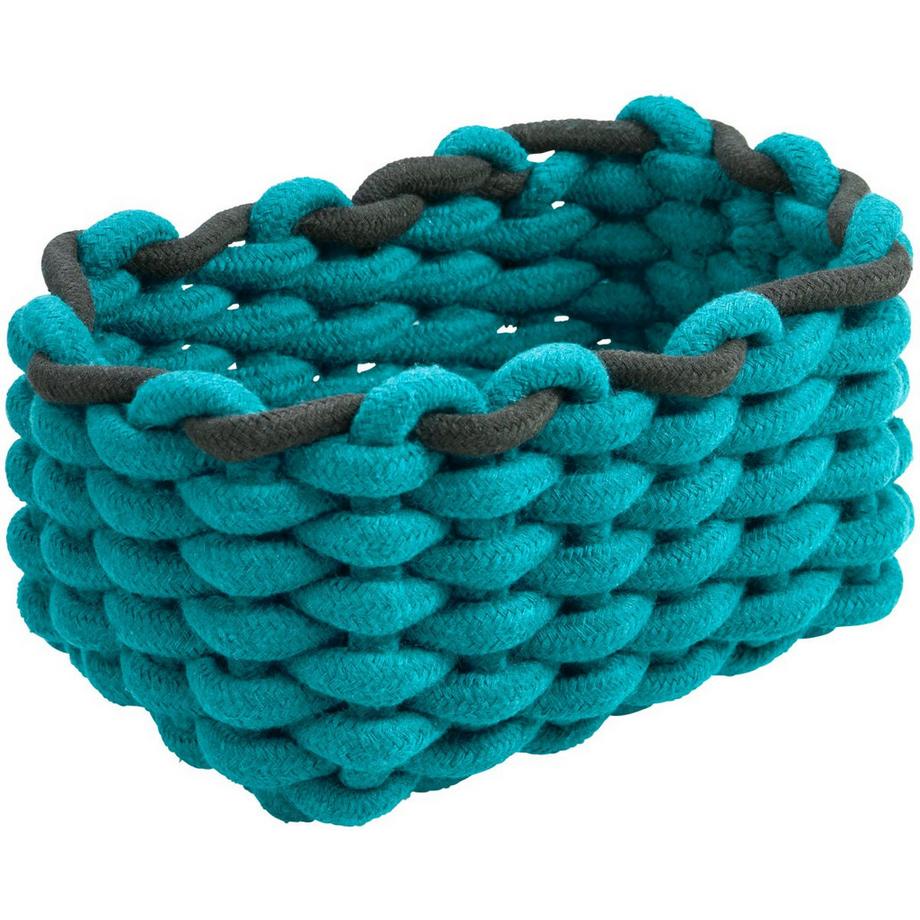 Aufbewahrungskorb Cord petrol