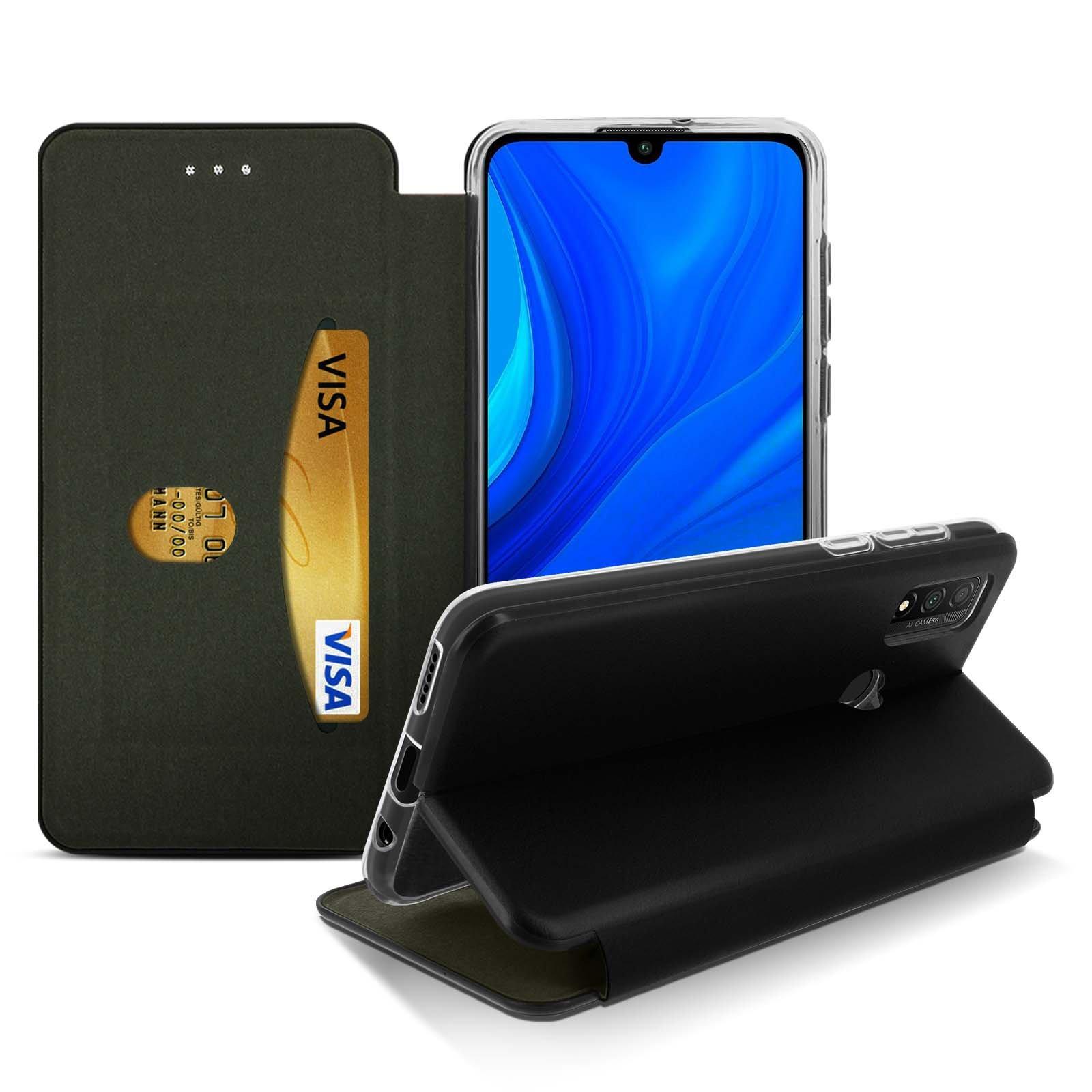 Avizar  Etui Huawei P smart 2020 Éco Cuir Noir 