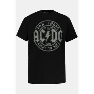 JP1880  T-shirt dedicata alla banda AC/DC con mezze maniche 