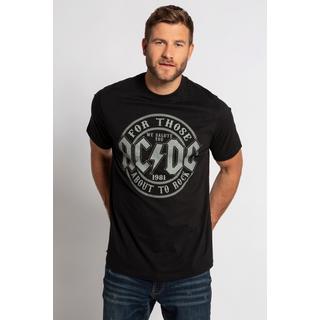 JP1880  T-shirt dedicata alla banda AC/DC con mezze maniche 