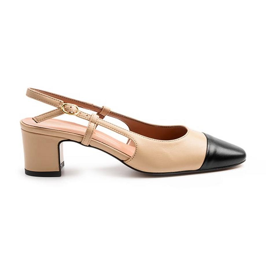 Konstantin Starke Cappucine Zweifarbige Slingback Pumps  