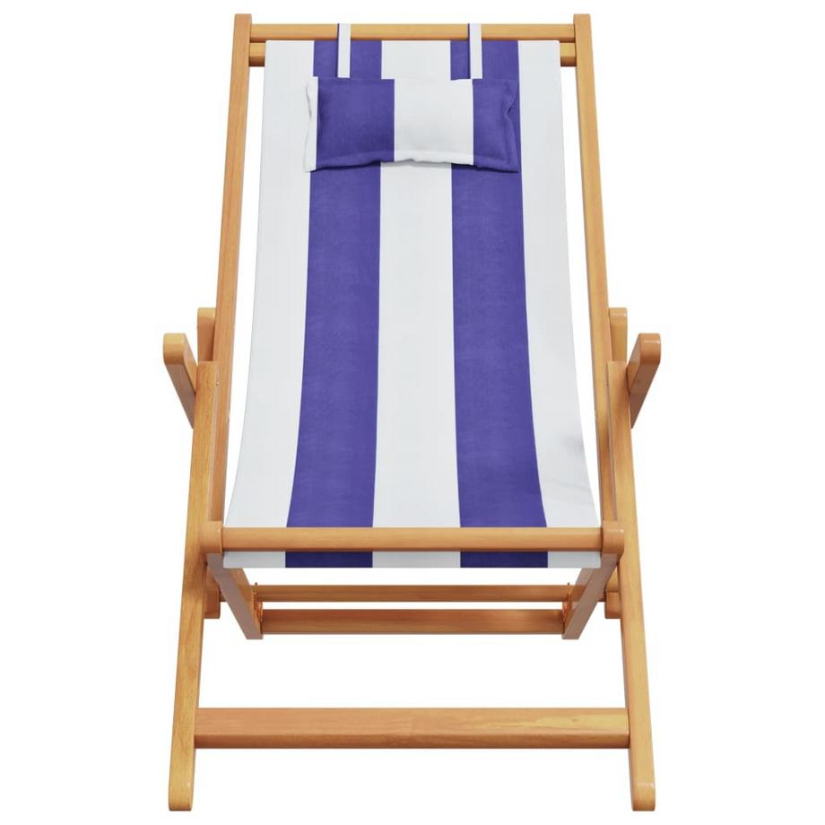 VidaXL Chaise de plage bois  