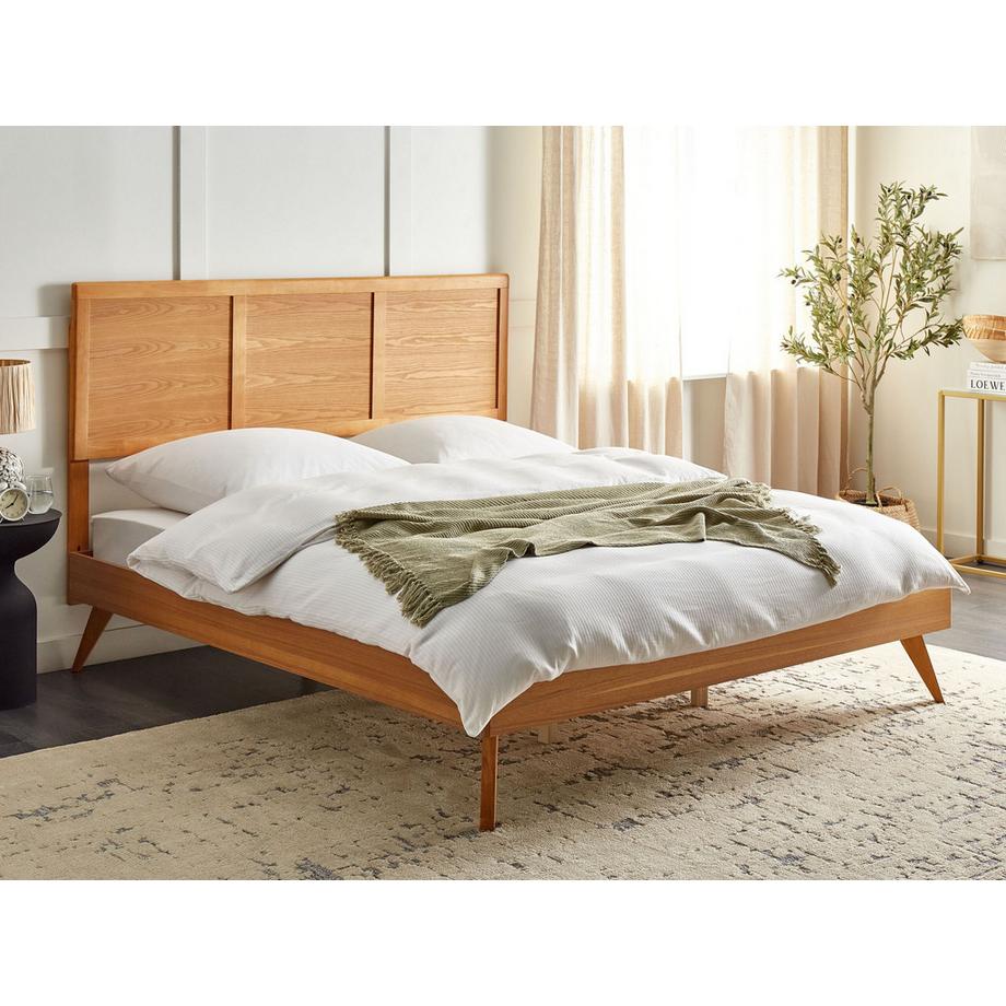 Beliani Bett mit Lattenrost aus MDF-Platte  ISTRES  