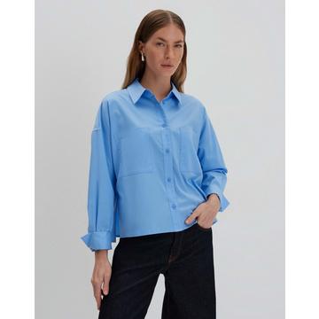 Bluse Zoppa detail gerader Schnitt