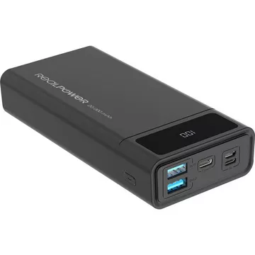 PB-20k Power bank 20000 mAh Consegna di potenza Litio Nero Indicazione di stato