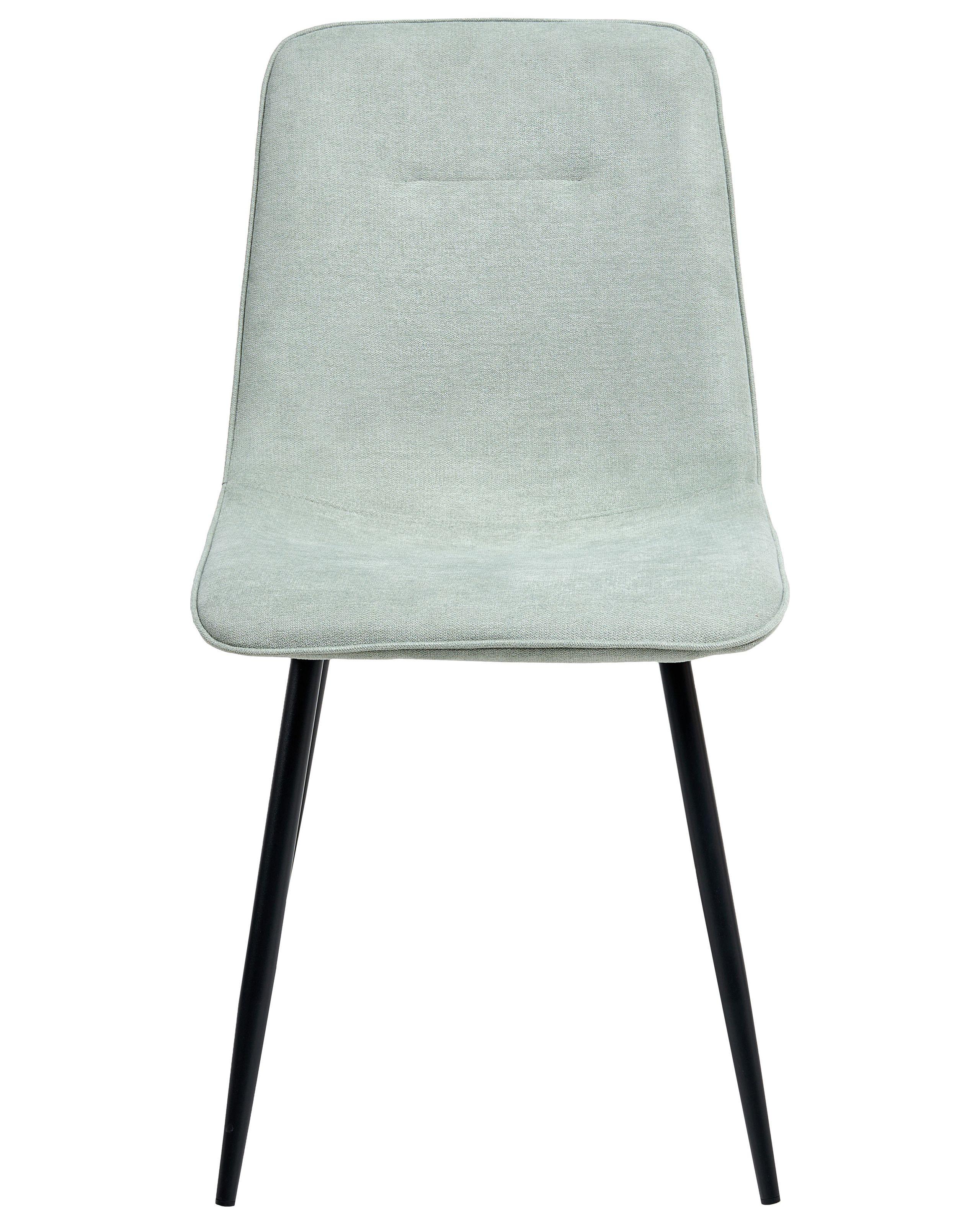 Beliani Set di 4 sedie da pranzo en Tessuto Moderno TUSCOLA  