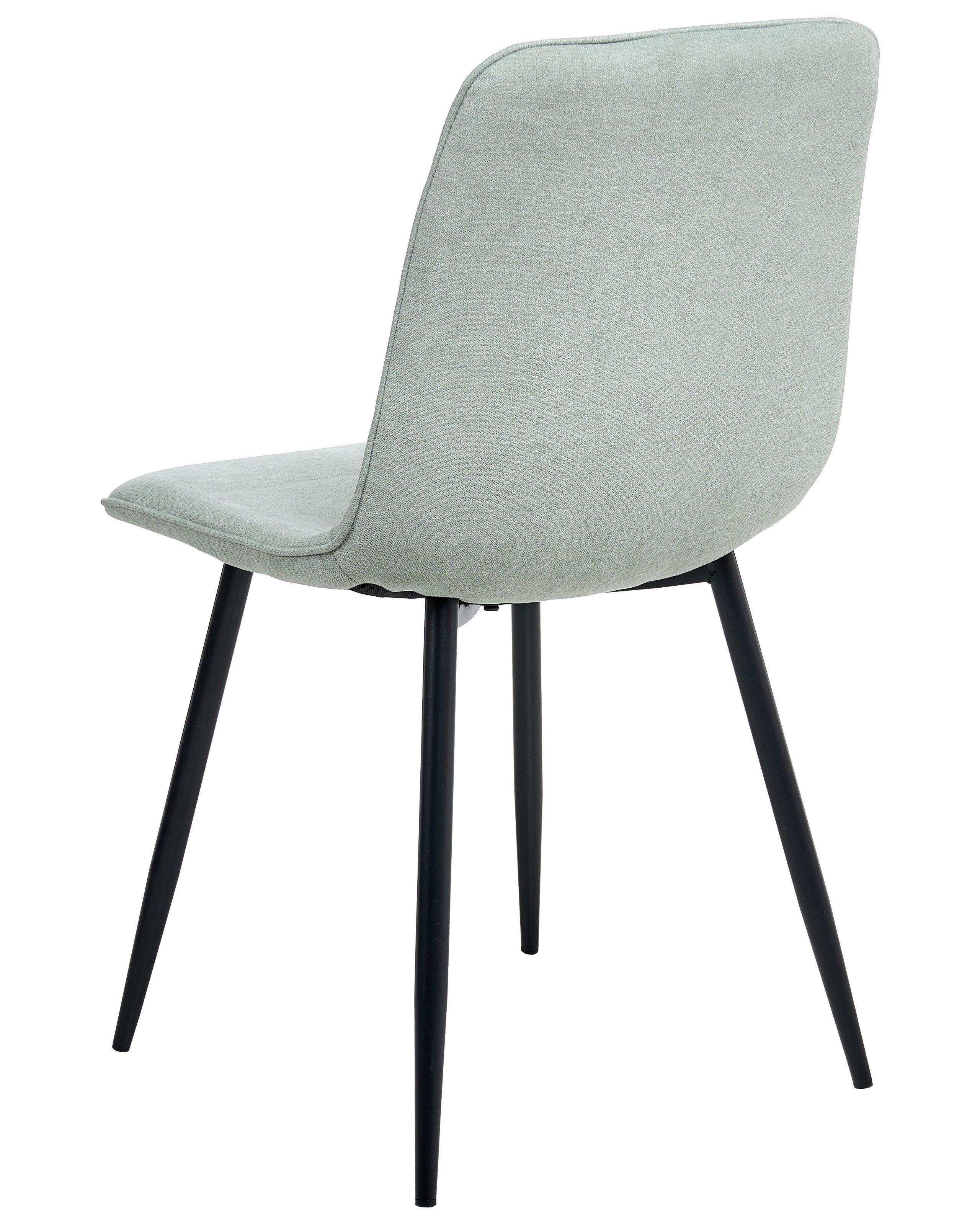 Beliani Set di 4 sedie da pranzo en Tessuto Moderno TUSCOLA  