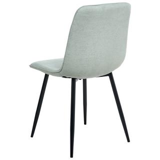 Beliani Set di 4 sedie da pranzo en Tessuto Moderno TUSCOLA  