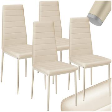 Lot de chaises avec surpiqûre