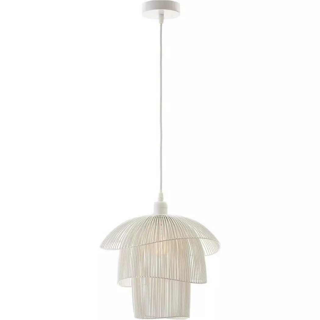 mutoni lifestyle – Hängeleuchte Ciad weiss 30×29, One Size