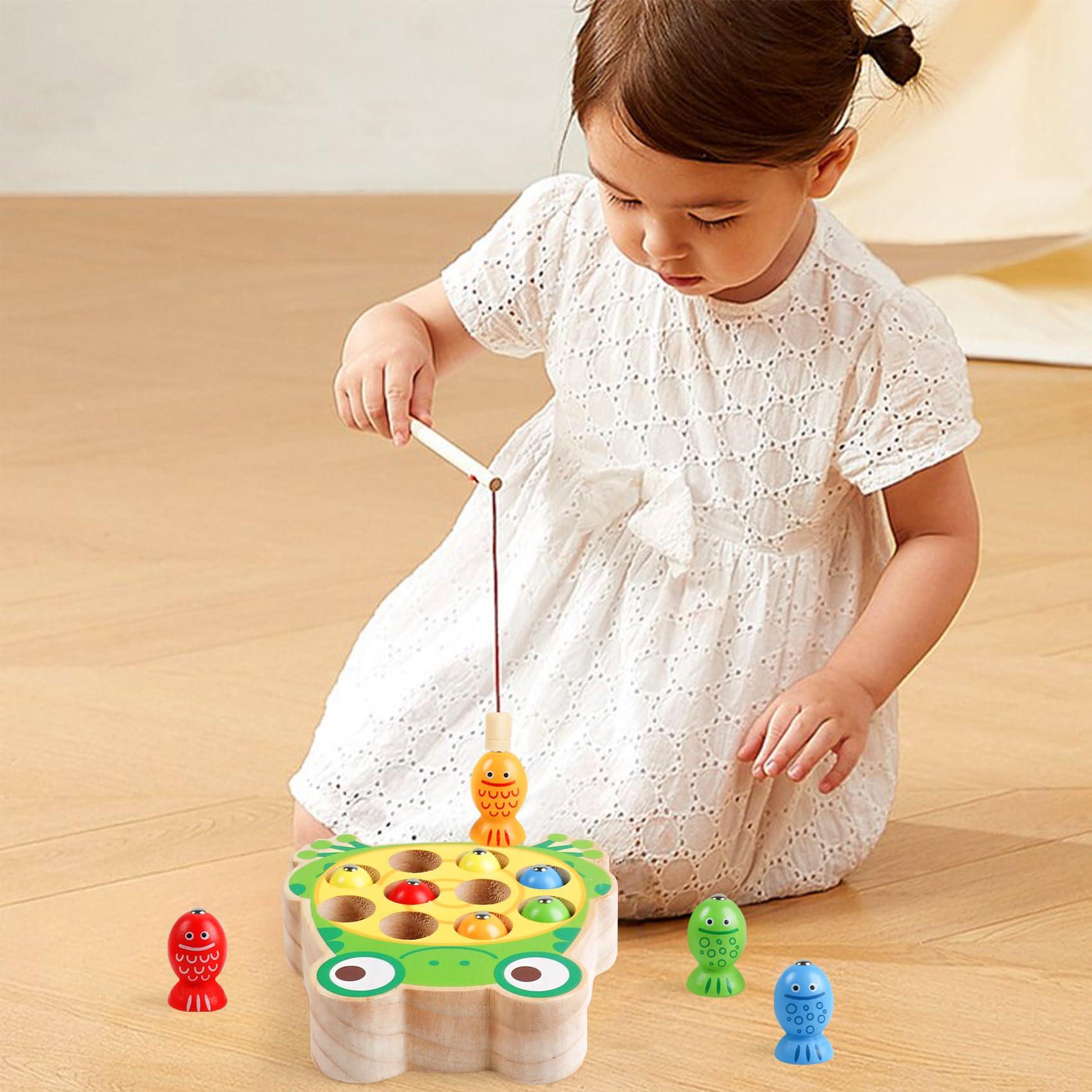 Activity-board  Magnet Angeln Spielzeug lernen Feinmotorik, Lernspiele Motorik Spielzeug Holz Angelspiel für Kinder 