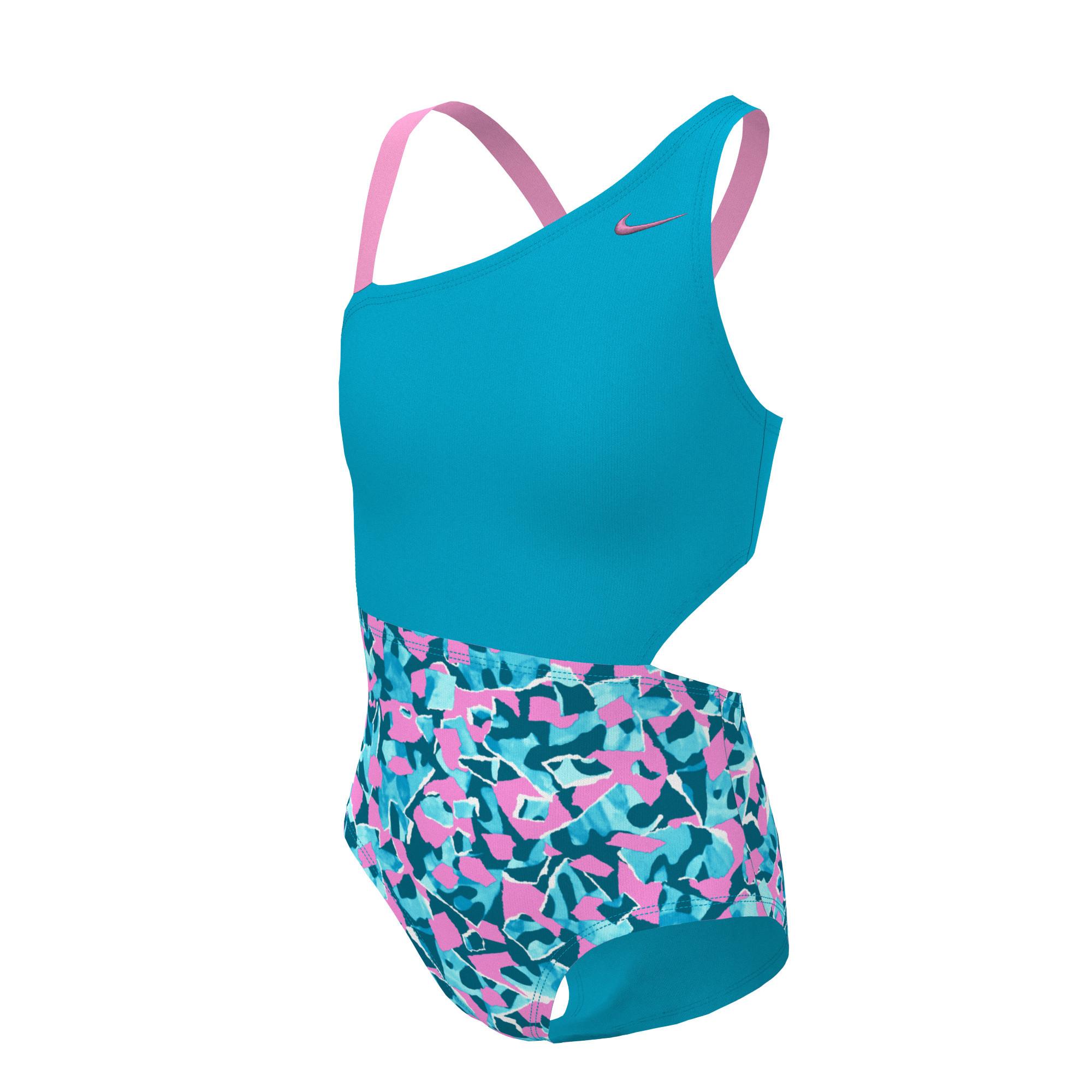 Image of Badeanzug Asymetrical Monokini Mädchen Blau L