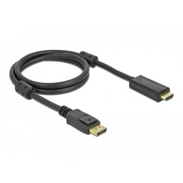 DeLOCK Aktives DisplayPort 1.2 zu HDMI Kabel 4K 60 Hz 1 m