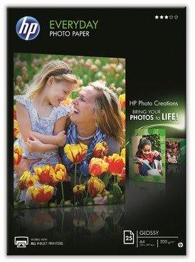 HEWLETT PACKARD HP Everyday Photo Paper 200g A4 Q5451A InkJet, glossy 25 Blatt  