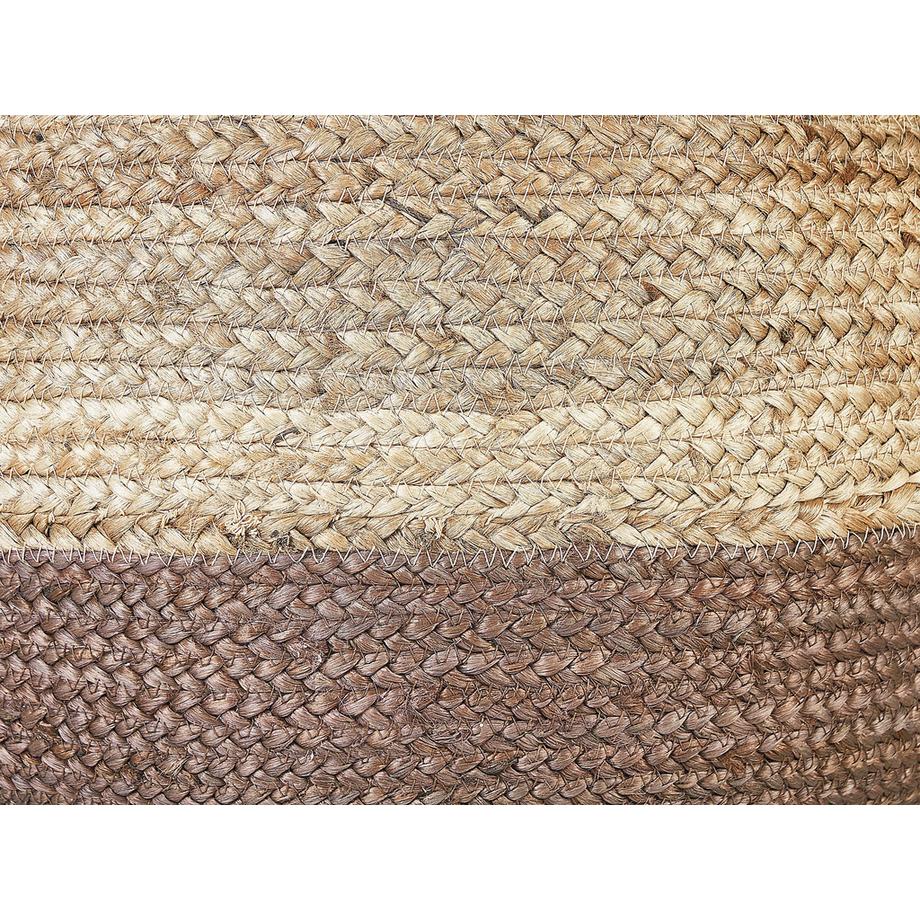 Beliani Pouf en Jute Boho DUKI  