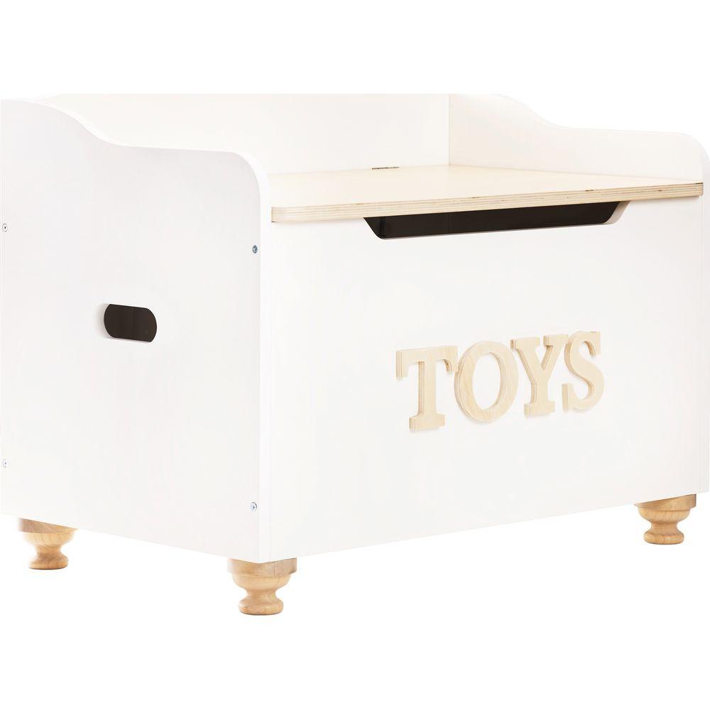 Image of Toy Storage Box Spielzeug-Aufbewahrungsbox Freistehend Weiß Weiss