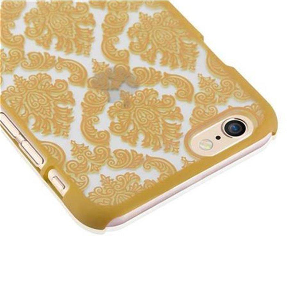 Cadorabo  Housse compatible avec Apple iPhone 6 / 6S - Hard Case Coque de protection au design fleur Paisley Henna contre les rayures et les chocs 