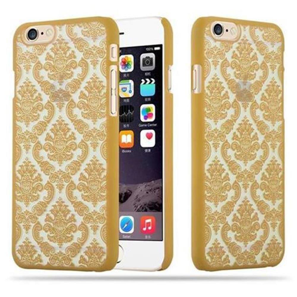 Cadorabo  Housse compatible avec Apple iPhone 6 / 6S - Hard Case Coque de protection au design fleur Paisley Henna contre les rayures et les chocs 