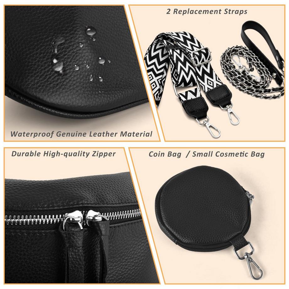 Only-bags.store Sac à Bandoulière Pour Téléphone Portable avec Deux Larges Bretelles  