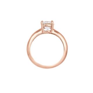 Elli  Bague Solitaire Avec Cristal De Zirconium 