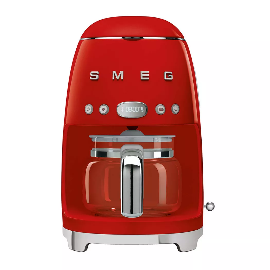 smeg – Coffeemachine, Rot Bunt
