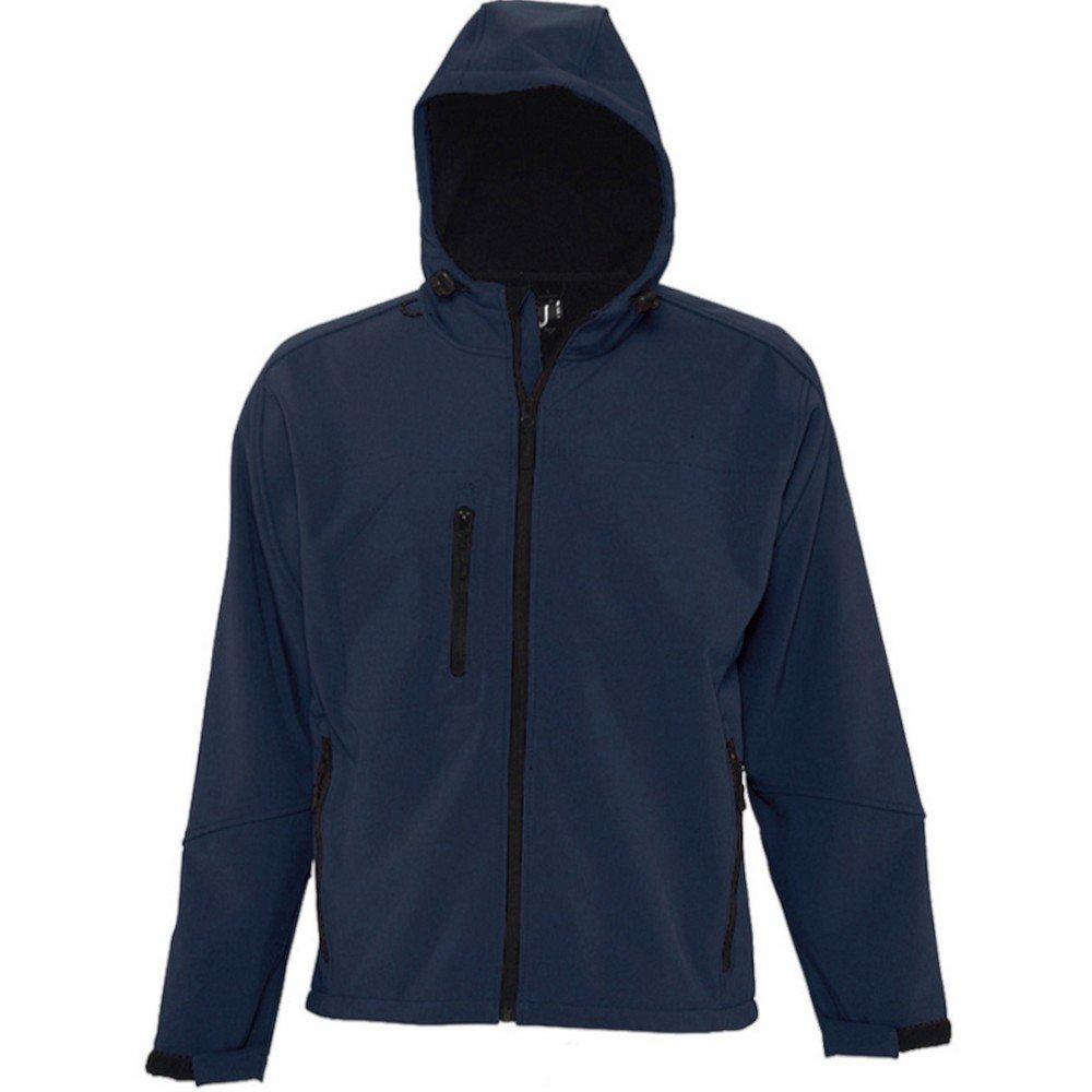 Image of Replay Softshelljacke Mit Kapuze, Atmungsaktiv, Winddicht, Wasserfest Herren Marine S