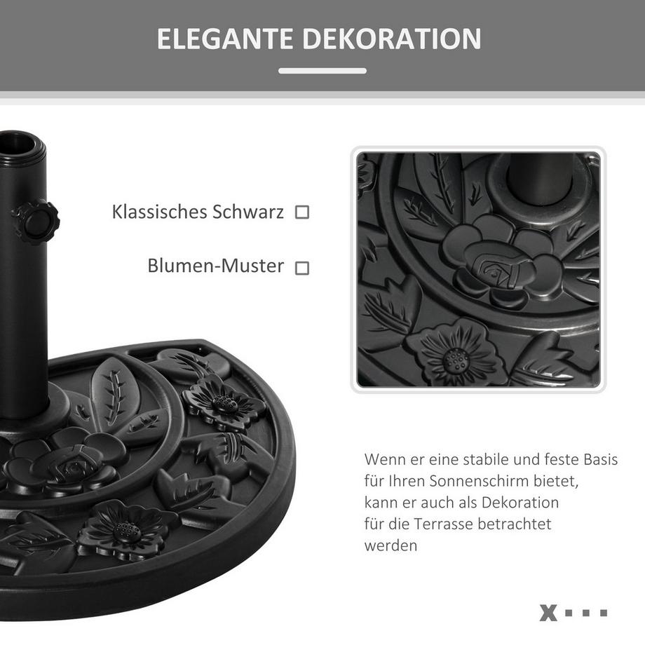 Outsunny Sonnenschirmständer  