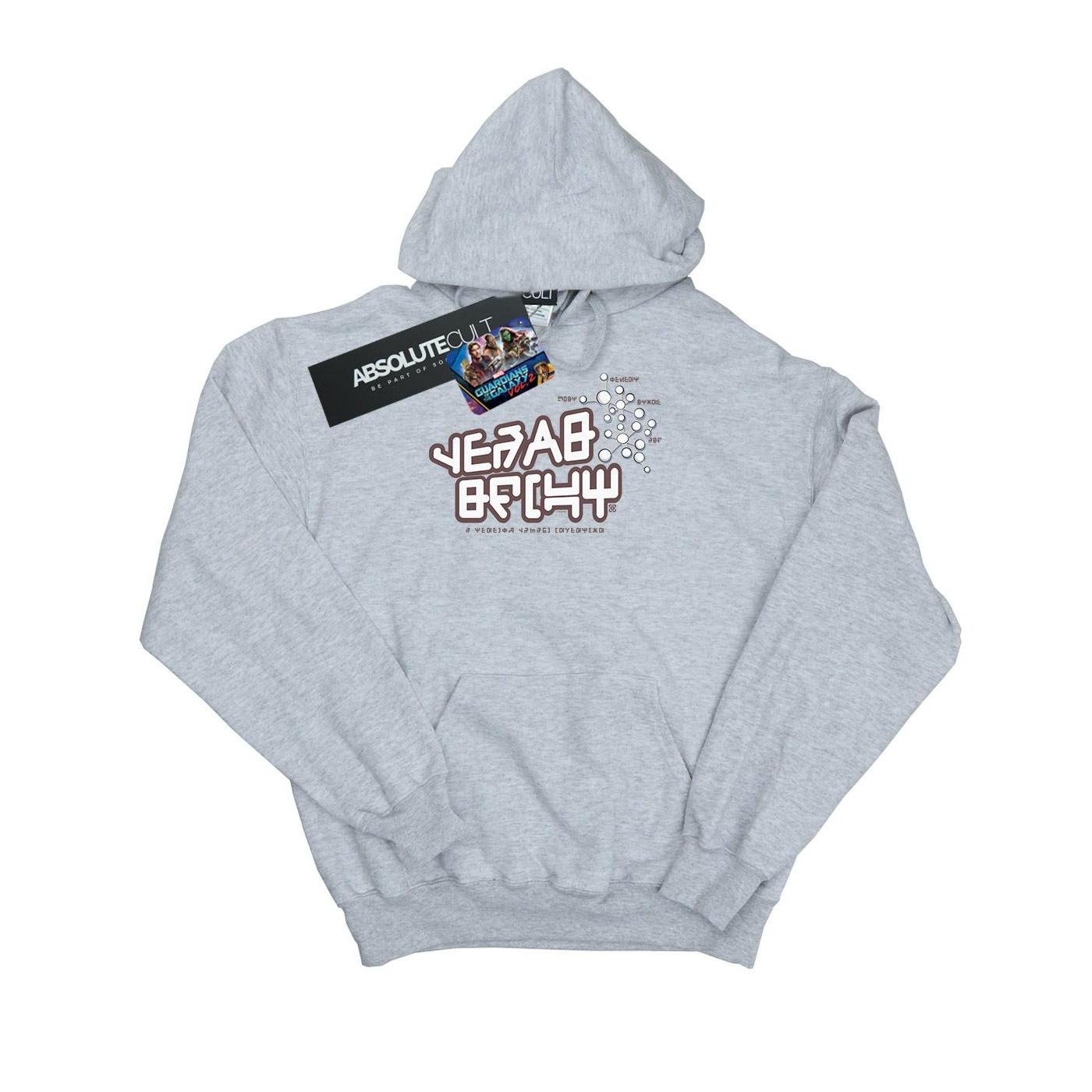 Image of Guardians Of The Galaxy Star Lord Text Kapuzenpullover Jungen Grau 128
