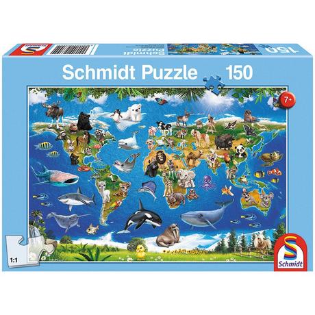 Schmidt  Puzzle Lococo Tierwelt (150Teile) 