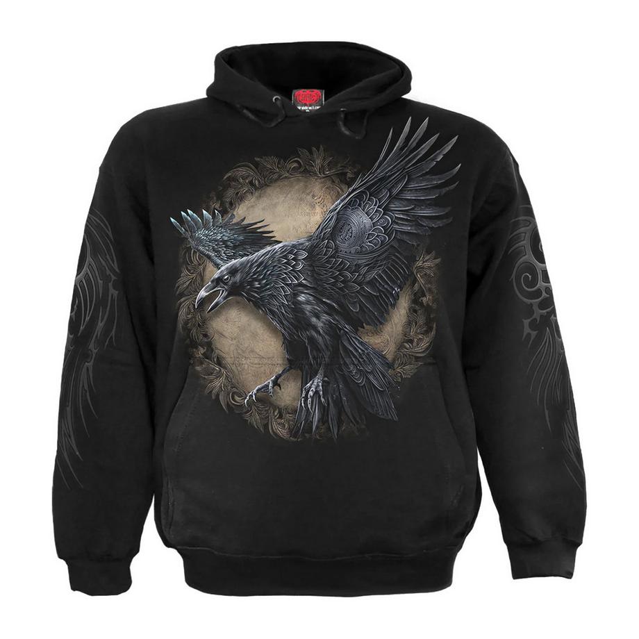Sweat À Capuche Raven Wise