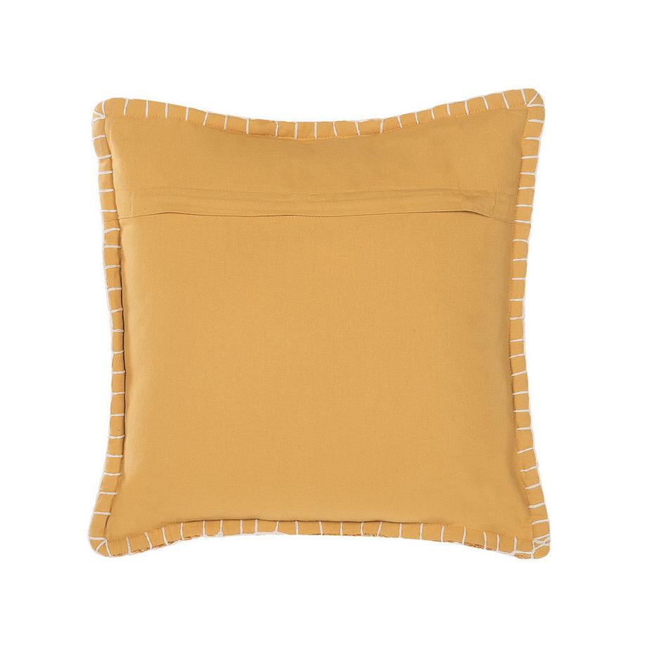 Beliani Dekokissen aus Viskose Boho KAVALAM  