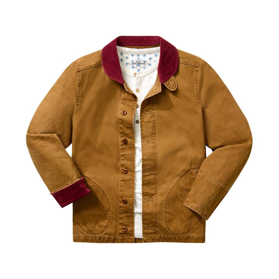 Joe Browns Giacca Workwear in Tela Lavata  