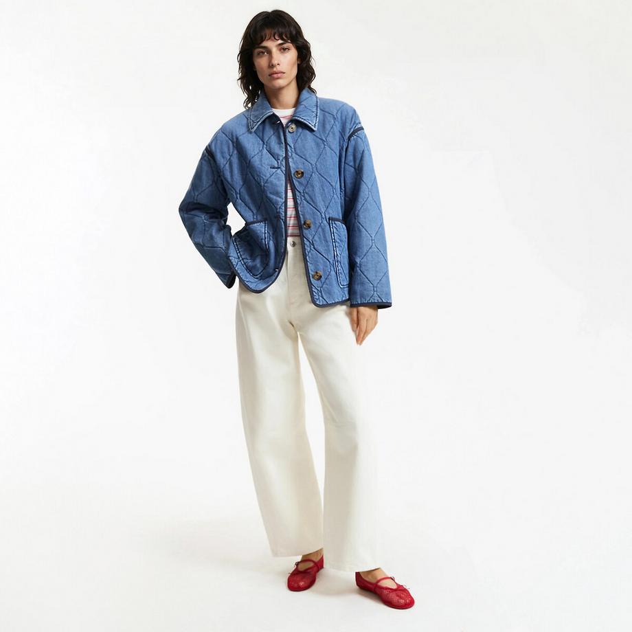 La Redoute Collections Giacca di jeans trapuntata  