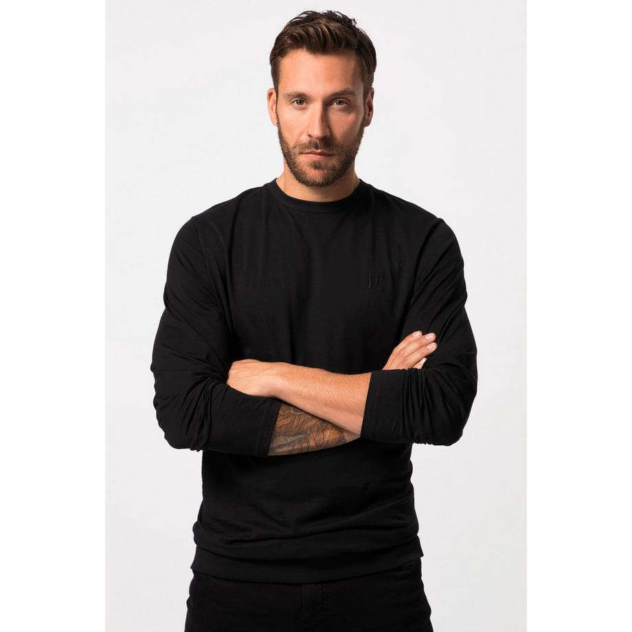 JP1880 Basic Langarmshirt Rundhals Bauchfit  