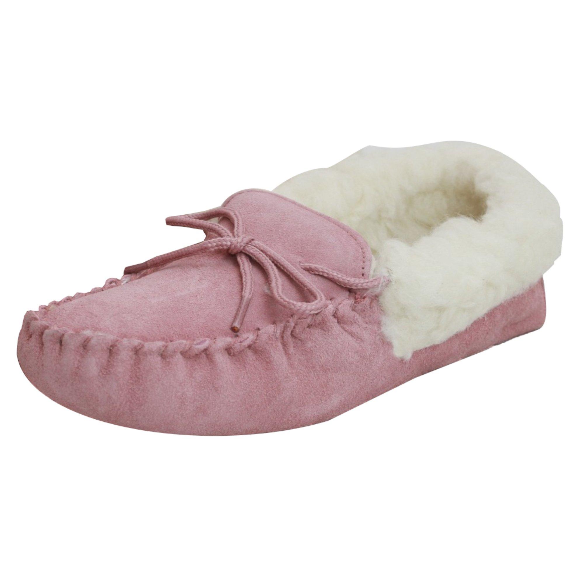 Image of Moccasins Mit Weicher Sohle Damen Pink 42