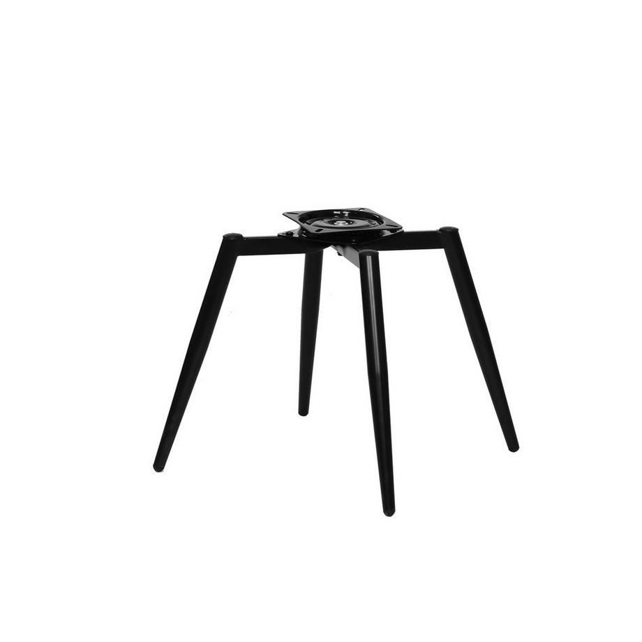 mutoni Chaise avec accoudoirs Metroline gris foncé (lot de 2)  