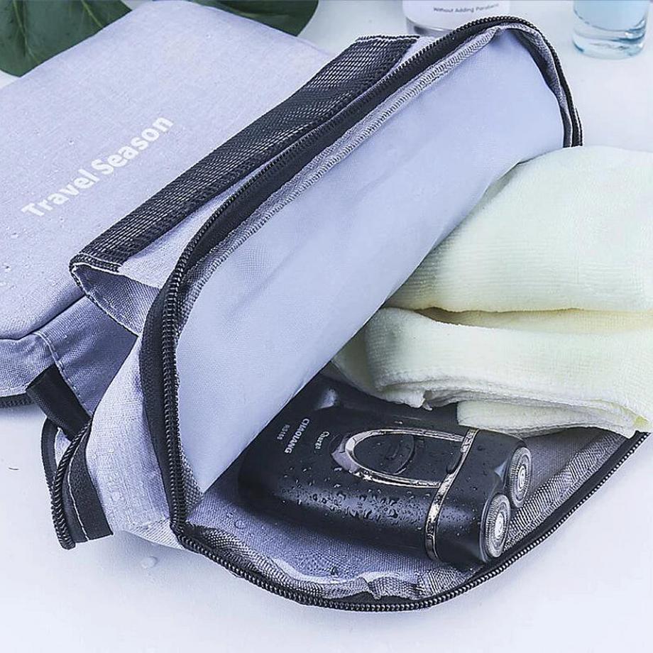 Only-bags.store  Hängende Reise-Toiletten-Tasche Wasserdichtes Make-up Kosmetik Kosmetikerin Falttasche Bad und Dusche 