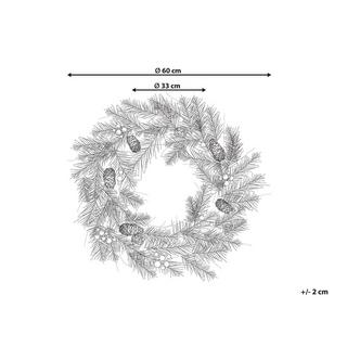 Beliani Couronne en Matière synthétique ELBRUS  