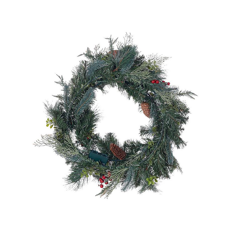 Beliani Weihnachtskranz aus Kunststoff  ELBRUS  