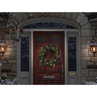 Beliani Couronne de Noël en Matière synthétique ELBRUS  