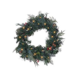 Beliani Couronne de Noël en Matière synthétique ELBRUS  