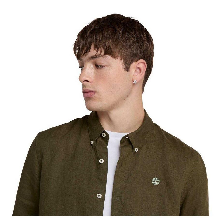 Timberland  Camicia Vestibilità Rilassata Lino 
