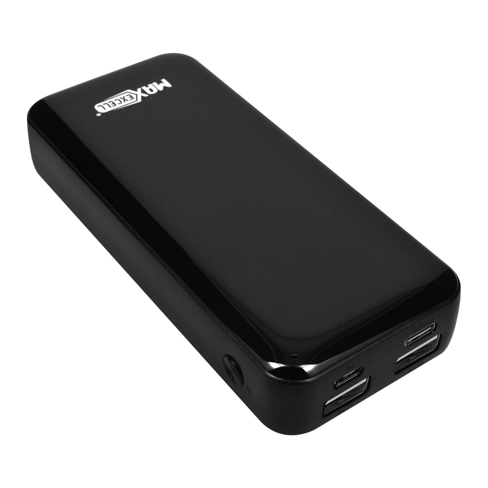 Avizar  Powerbank 10000mAh 2 USB Max Excell Noir 