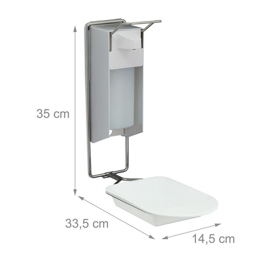 B2X  Distributeur mural de désinfectant pour les mains 500 ml 