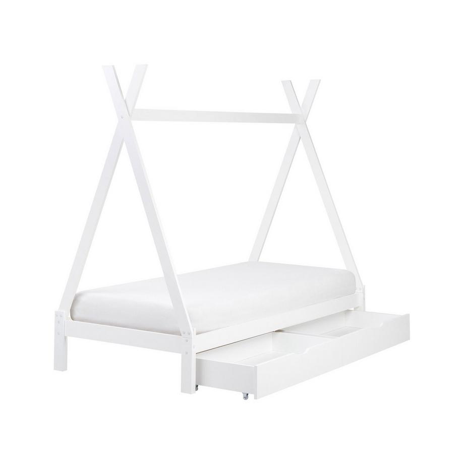 Beliani Lit à tiroirs pour enfants en Bois de pin Moderne DEVAY  